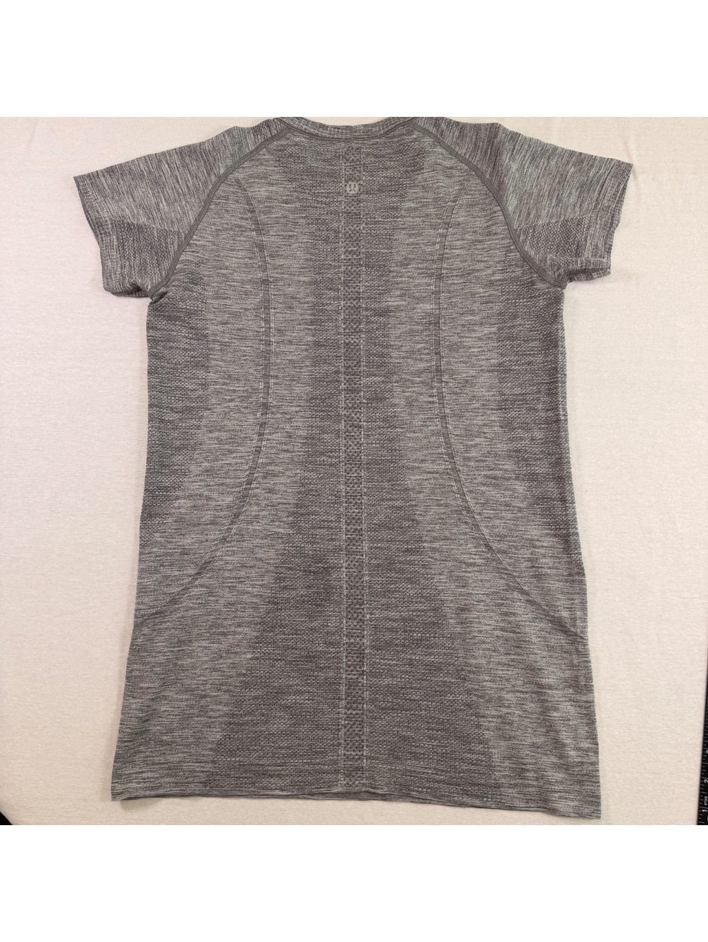 Lululemon Swiftly Tech Swift Stride Grey Short Sleeve Top 4